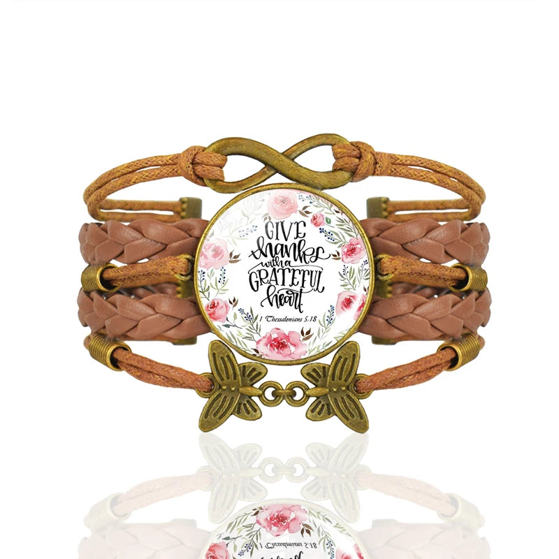 Bible Verse Bracelet – Religious Jewelry for Men & Women - Image 2