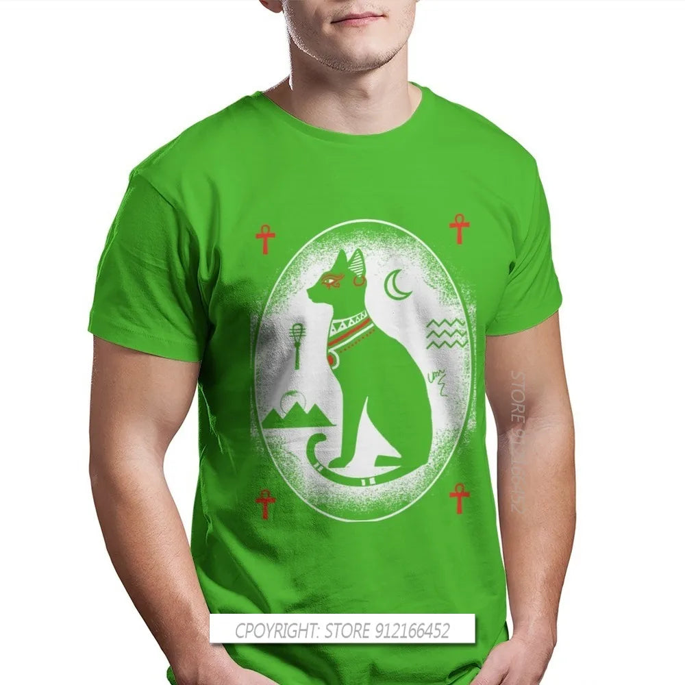 Ancient Egypt Gods T-Shirt – 100% Cotton Men's Top Featuring Atum, Horus, Osiris & Bastet - Image 7