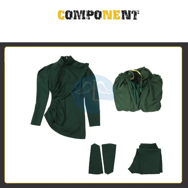Green Outfit God of Evil Suit – Loki Cosplay Costume for Men - Image 8