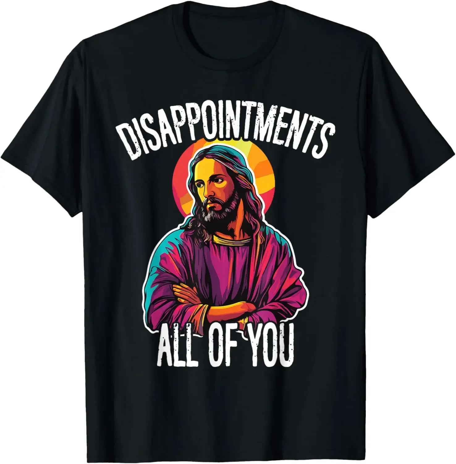 "Disappointments All of You" Funny Jesus Meme T-Shirt – Christian Graphic Tee for Men - Image 7