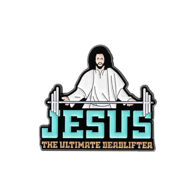 30-Piece Set Jesus Christ Faith Enamel Pins – Wholesale Christian Cartoon Brooches & Lapel Badges - Image 20