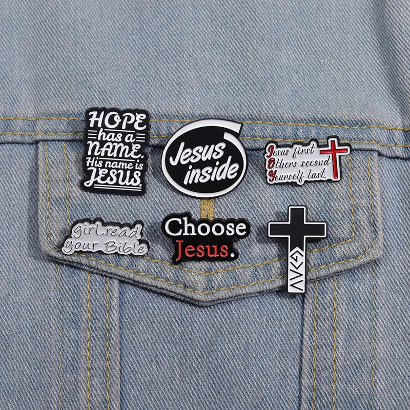 Jesus Enamel Pins – Christ Cartoon Brooches & Lapel Badges for Backpack, Collar & Gifts - Image 3