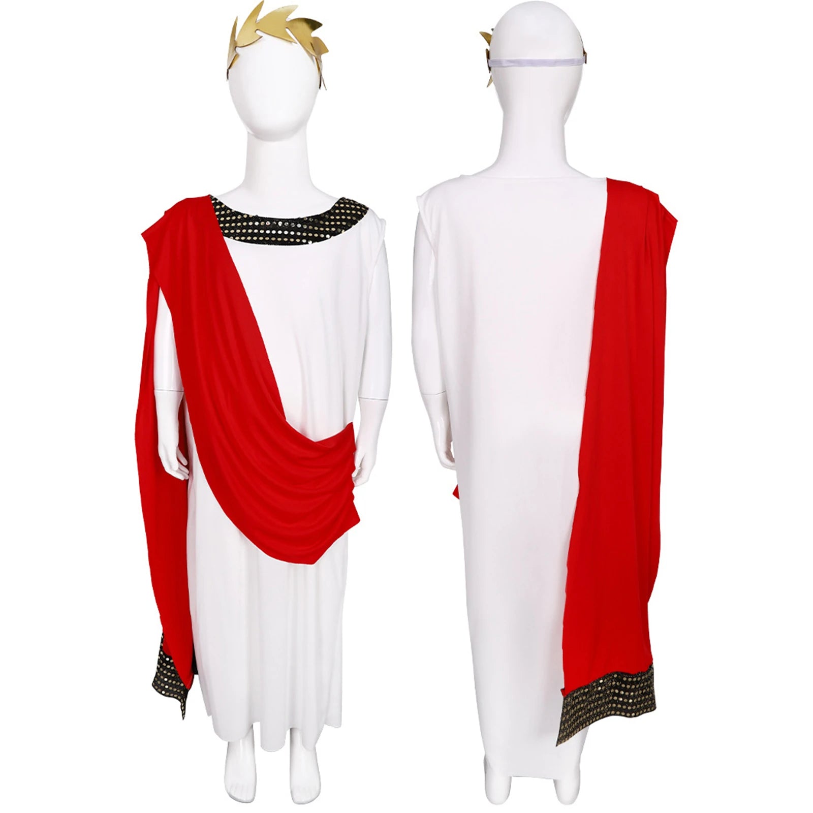 Greek God Roman Cosplay Costume for Adults – Mythology-Inspired Outfit for Parties & Halloween - Image 2