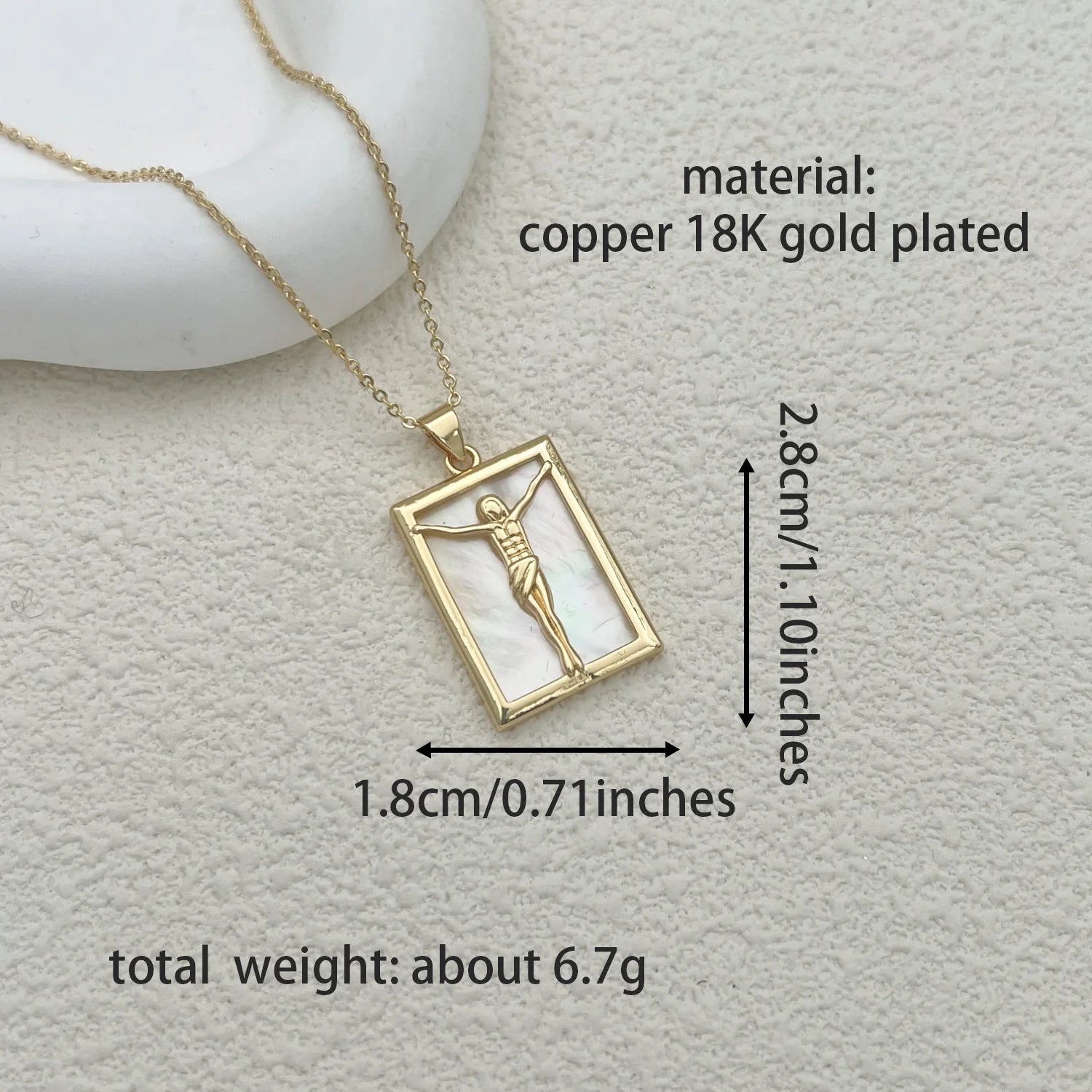 Gold-Plated Virgin Mary "Mama" Pendant – Virgen de Guadalupe Religious Amulet - Image 6