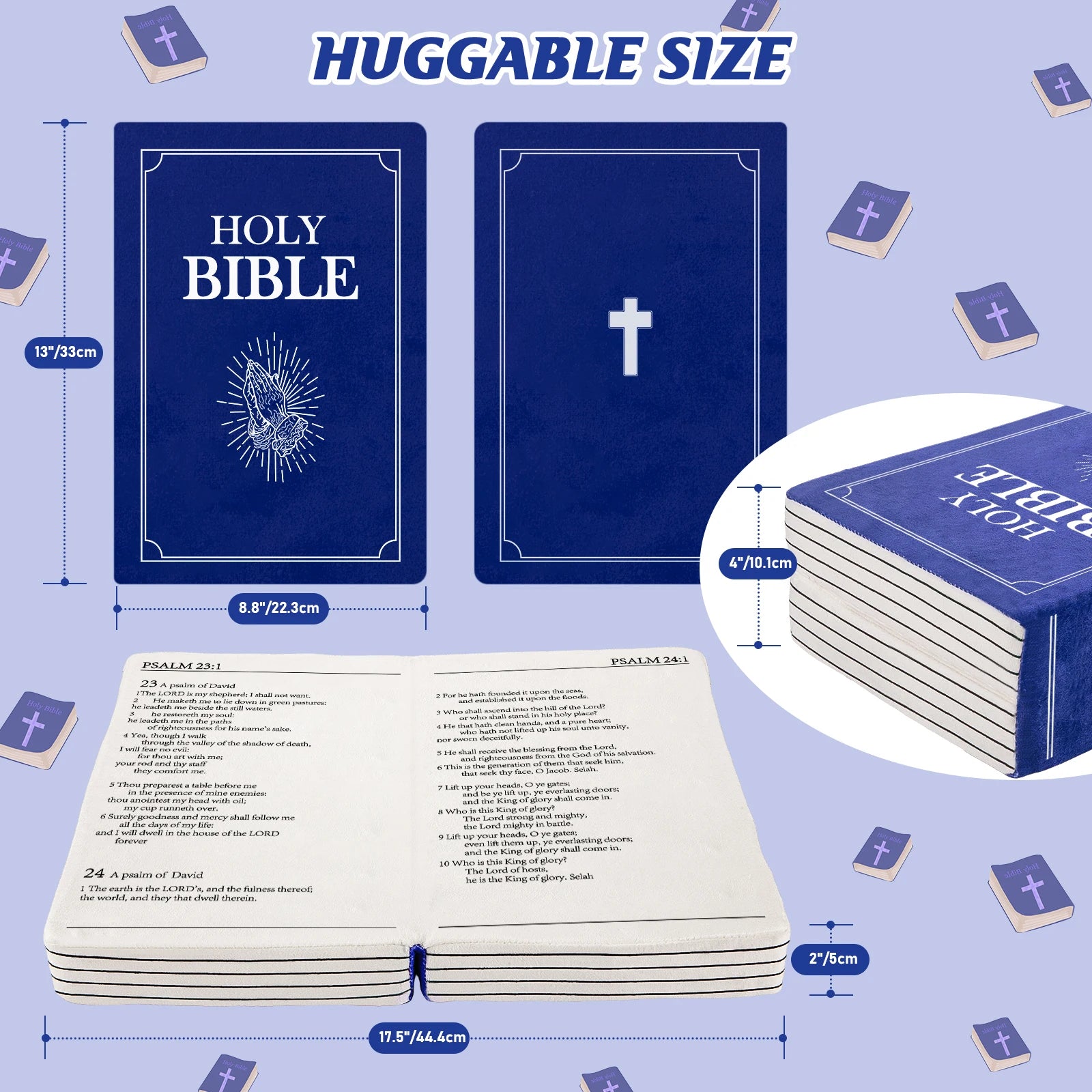 Mark 16 White Bible Memory Foam Pillow - Image 12