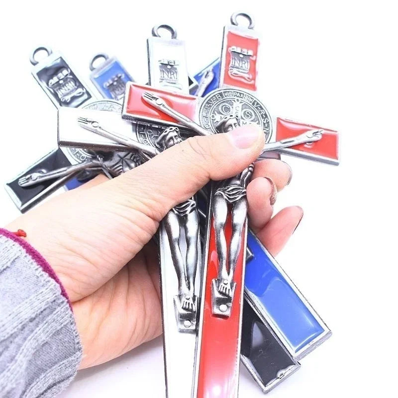 1Pc Church Relics Crucifix – Jesus on the Stand or Wall Cross - Image 2