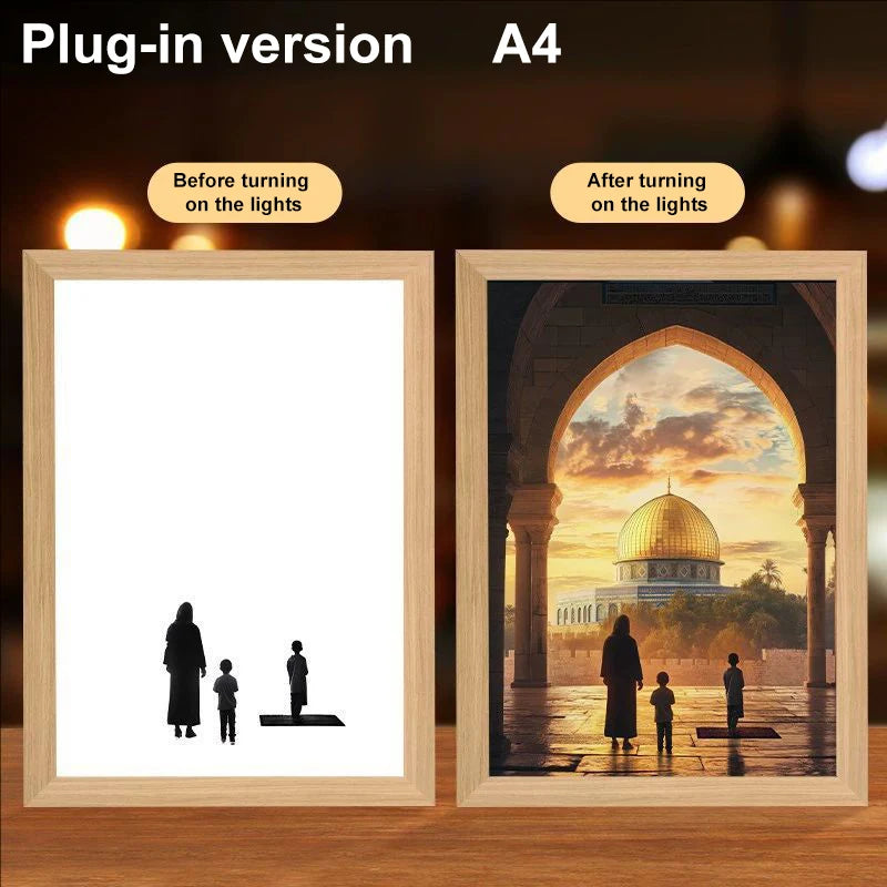 Lumin Works "Jesus – I Am Always With You" 4D LED Wall Art Light - Image 11