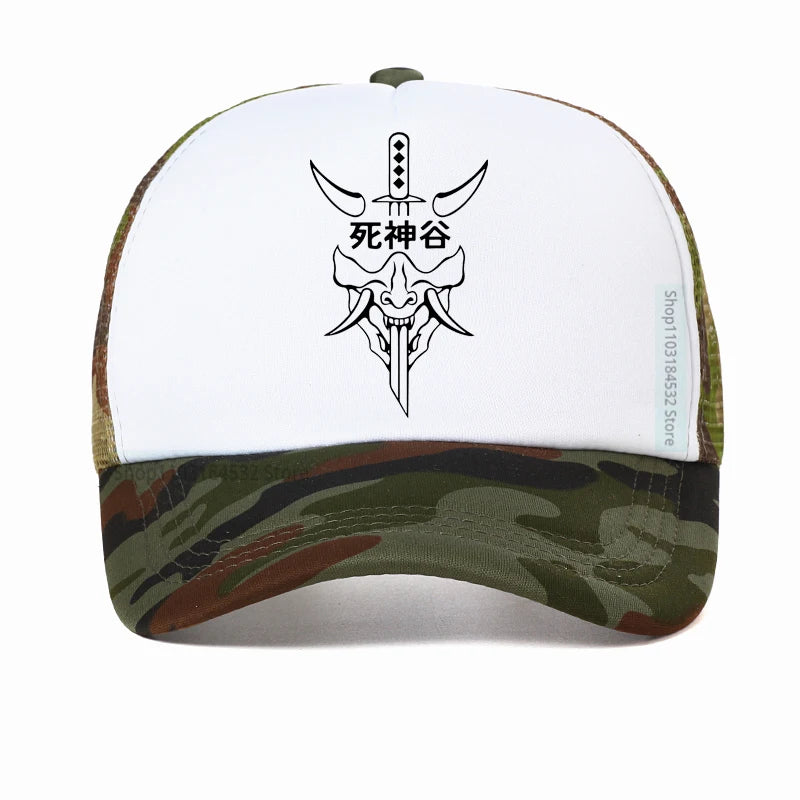 Death God Shinigami Valley Logo Baseball Cap – Adjustable Summer Sports Hat - Image 7