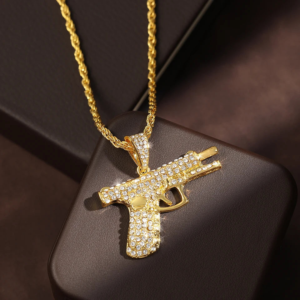 Hip Hop Cross Pendant Necklace - Image 13