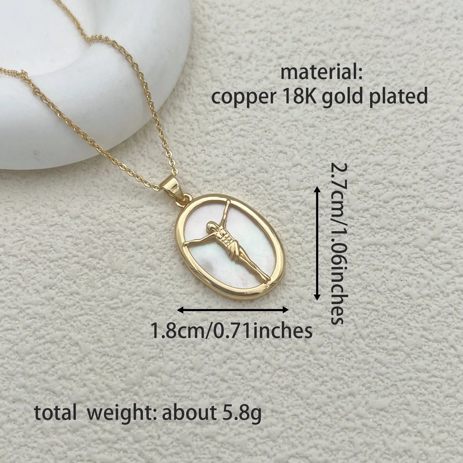 Gold-Plated Virgin Mary "Mama" Pendant – Virgen de Guadalupe Religious Amulet - Image 12