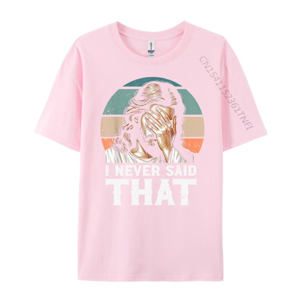 I Never Said That – Jesus Meme Funny Christian T-Shirt for Men - Image 12