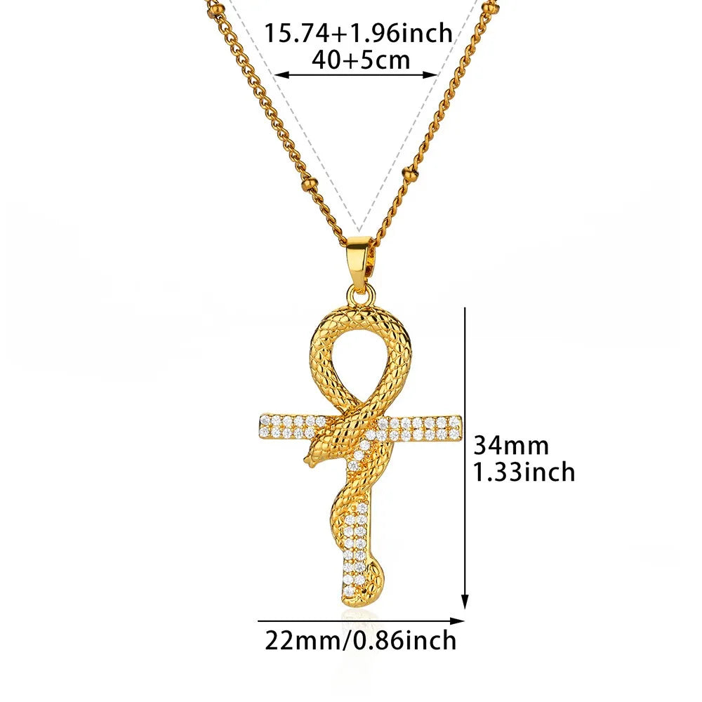 Caravaca Angels Crucifix Necklace – Gold Stainless Steel Jesus Cross for Men & Women - Image 13
