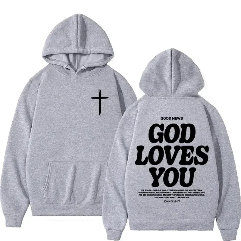 Harajuku Aesthetic Jesus Hoodie – Christian Streetwear with Bible Verse - Image 7