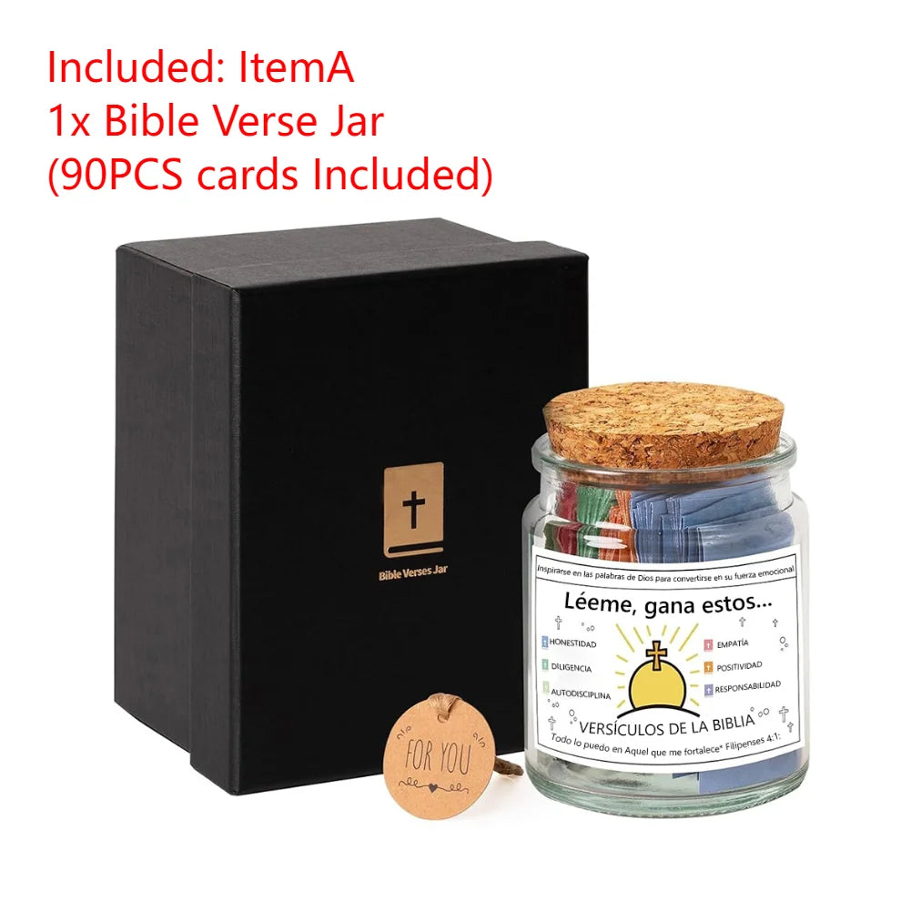 Bible Verse Jar – Spanish & English Scripture Jar for Prayer, Hope & Christian Gifts - Image 10