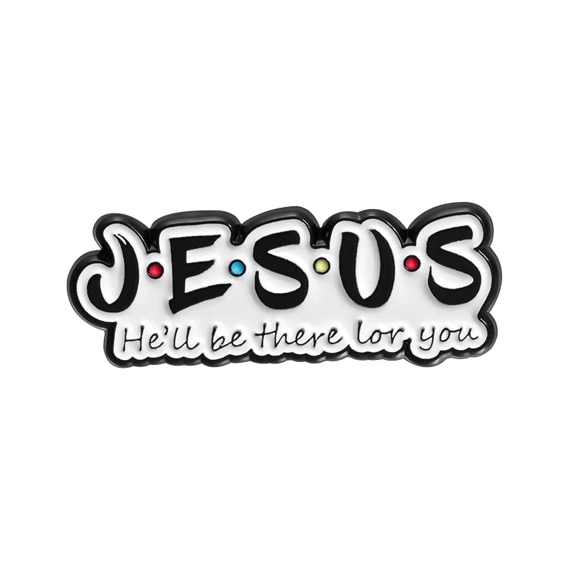 30-Piece Set Jesus Christ Faith Enamel Pins – Wholesale Christian Cartoon Brooches & Lapel Badges - Image 34